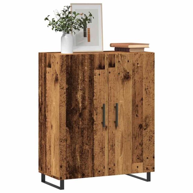 Berkfield Home Sideboard Old Wood 69.5x34x90 cm Engineered Wood in Brown - image 1