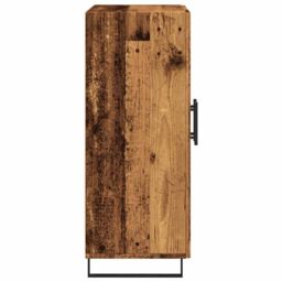 Berkfield Home Sideboard Old Wood 69.5x34x90 cm Engineered Wood in Brown - thumbnail 5