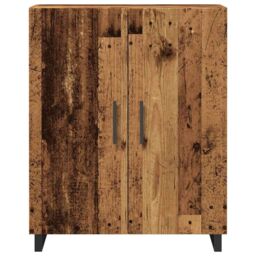 Berkfield Home Sideboard Old Wood 69.5x34x90 cm Engineered Wood in Brown - thumbnail 4