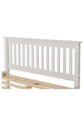 "Seconique Monaco 4'6"" Double Bed Low Foot End in White" - thumbnail 5