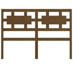 Berkfield Home Bed Headboard Honey Brown 125.5x4x100 cm Solid Wood Pine - thumbnail 4