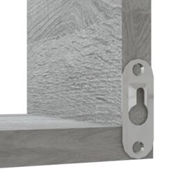 Berkfield Home Wall Corner Shelf Grey Sonoma 40x40x50 cm Engineered Wood - Size: 40 x 40 x 50 cm - thumbnail 5