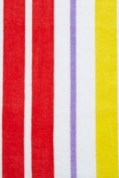 Catherine Lansfield 'Rainbow Stripe' Beach Sun Lounger Towel - thumbnail 3