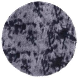 Berkfield Home Shaggy Rug High Pile NAVARRA Dark Grey 240x240 cm Polyester - Size: Medium - thumbnail 3