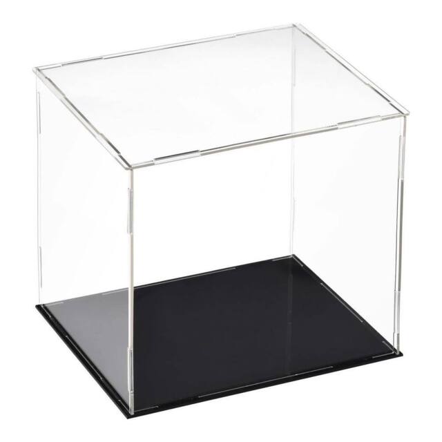 FLAVORA 30cm Cube Acrylic Display Case in Clear - Size: 500mm - image 1