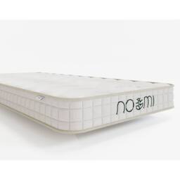 Noomi Bamboo Natural Latex Pocket Sprung Mattress in White - Size: Single - thumbnail 1