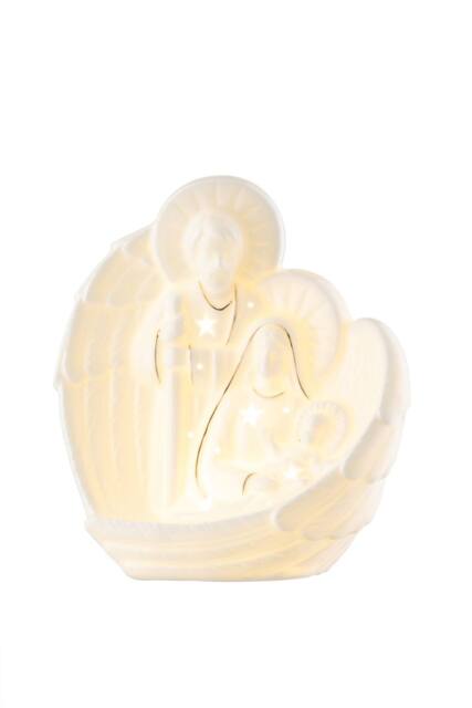 Belleek Living Nativity LED in Ivory - Size: 10 inches - image 1
