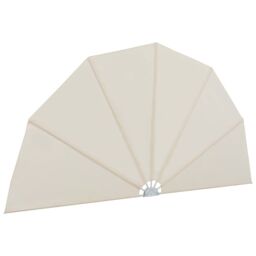 Berkfield Home Collapsible Terrace Side Awning Cream 200 cm - thumbnail 5
