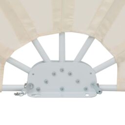 Berkfield Home Collapsible Terrace Side Awning Cream 200 cm - thumbnail 8