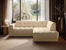 Solace+Co Asta 3 Seater Right Corner Sofa in Cream - thumbnail 2