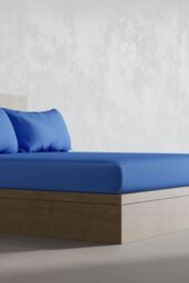Panda London 100% Bamboo Bedding Fitted Sheet in Navy - Size: EU King - thumbnail 2