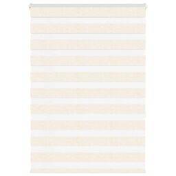 Berkfield Home Zebra Blind Marble Beige 115x150 cm Fabric Width 110.9 cm Polyester - thumbnail 1