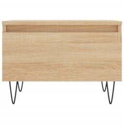 Berkfield Home Modern Coffee Tables 2 pcs Sonoma Oak 50x46x35 cm Engineered Wood in Light Brown - Size: 50 x 46 x 35 cm - thumbnail 6