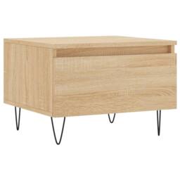 Berkfield Home Modern Coffee Tables 2 pcs Sonoma Oak 50x46x35 cm Engineered Wood in Light Brown - Size: 50 x 46 x 35 cm - thumbnail 5