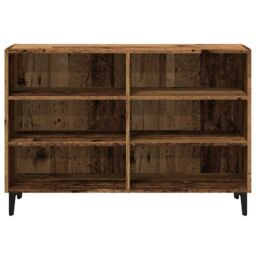 Berkfield Home Sideboard Old Wood 103.5x35x70 cm Engineered Wood in Brown - thumbnail 5