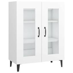 Berkfield Home Sideboard White 69.5x34x90 cm Engineered Wood - thumbnail 1