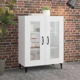 Berkfield Home Sideboard White 69.5x34x90 cm Engineered Wood - thumbnail 2