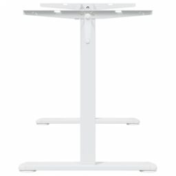Berkfield Home Standing Desk Frame White (94-135)x60x(70-114) cm Steel - thumbnail 6