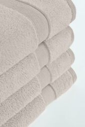 Martex 100% Cotton, 750gsm Hand Towels (Pack of 4) in Silver - thumbnail 3