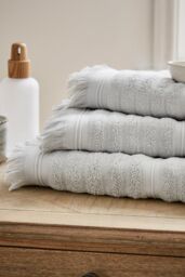 Murmur 'Leif' Cotton Towels in Grey - thumbnail 2