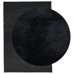 Berkfield Home Rug OVIEDO Short Pile Black 200x280 cm - Size: Medium - thumbnail 3