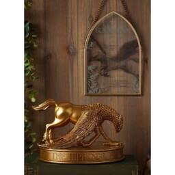 Warner Bros Harry Potter Herbology Figurine - Buckbeak in Gold - thumbnail 5