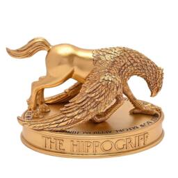 Warner Bros Harry Potter Herbology Figurine - Buckbeak in Gold - thumbnail 2