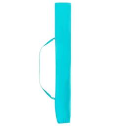Wyld and Coco Turquoise Market Parasol 2.32 m Polyester Canopy with Steel Pole in Blue - thumbnail 9