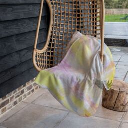 Benjamin Tate Design Colourful Beach Blanket in Natural - Size: 120 cm x 150 cm - thumbnail 4