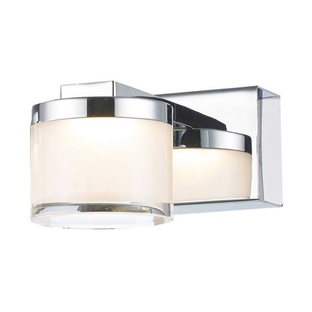 Netlighting Modern LED Wall Lamp Chrome Warm White 3000K 210lm in Silver