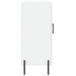 Berkfield Home Sideboard White 90x34x80 cm Engineered Wood - Size: 90 x 34 x 80 cm - thumbnail 7