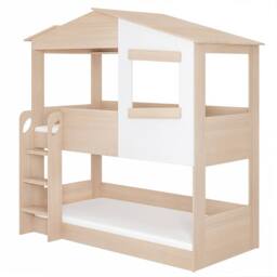 Flair Dreamland House Bunk Bed in Light Oak - Size: Single - thumbnail 4