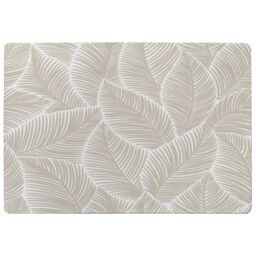 Benjamin Tate Design Beige Leaves Designer Rug in Natural - Size: Large - thumbnail 1