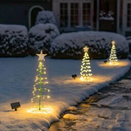 Leaper Solar Christmas Tree Outdoor Garden Decoration Lights - thumbnail 2