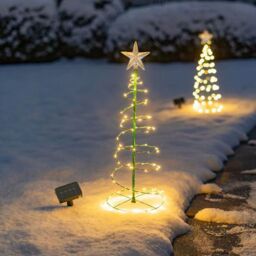 Leaper Solar Christmas Tree Outdoor Garden Decoration Lights - thumbnail 5