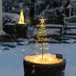 Leaper Solar Christmas Tree Outdoor Garden Decoration Lights - thumbnail 1