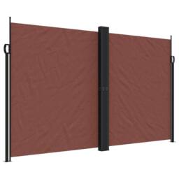 Berkfield Home Retractable Side Awning Brown 200x1000 cm - thumbnail 2