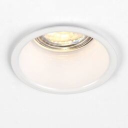 Netlighting Peake 1 Light Recessed Light Gloss White GU10