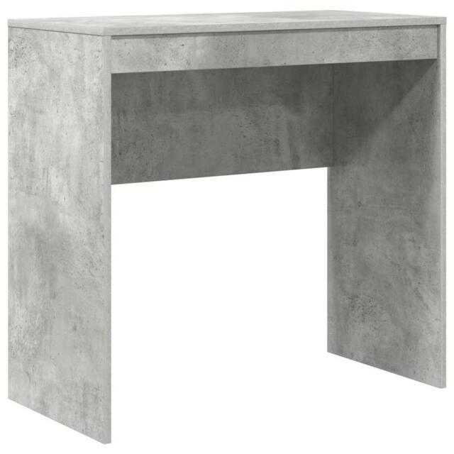 Berkfield Home Writing Desk Concrete grey Particle board, Concrete grey finish - image 1