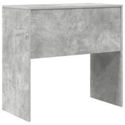 Berkfield Home Writing Desk Concrete grey Particle board, Concrete grey finish - thumbnail 7