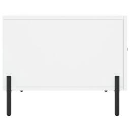 Berkfield Home Coffee Table White 50x50x40 cm Engineered Wood - Size: 50 x 50 x 40 cm - thumbnail 7