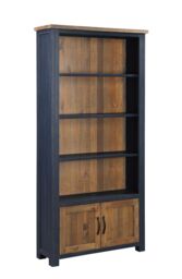 Baumhaus Splash of Blue - Large Open Bookcase with Doors - thumbnail 3