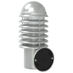 Berkfield Home Outdoor Wall Light with Sensor Silver Stainless Steel - thumbnail 6