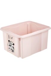 Keeeper Set of 2 Minnie Mouse Turn Around Stackable Box 24 Litre with Lid - Nordic Pink - thumbnail 3