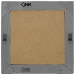 Berkfield Home Wall Mirror Baroque Style 50x50 cm Black - thumbnail 1