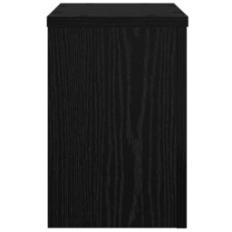 Berkfield Home Plant Stands 2 pcs Black Oak 20x20x30 cm Engineered Wood - Size: 20 x 20 x 30 cm - thumbnail 5