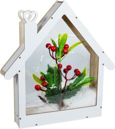 Xmas Haus Festive Light Up LED Window in White - thumbnail 1