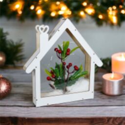 Xmas Haus Festive Light Up LED Window in White - thumbnail 3