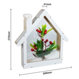 Xmas Haus Festive Light Up LED Window in White - thumbnail 2