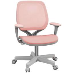STILVORA Office Chair with Adjustable Height & Mesh Back in Pink - thumbnail 5